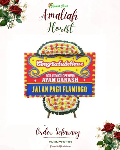 Bunga Papan Congratulation di Wanatirta